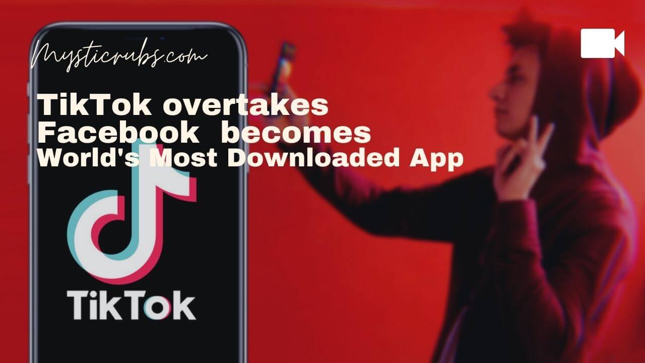 TikTok overtakes Facebook as World’s Most Downloaded App