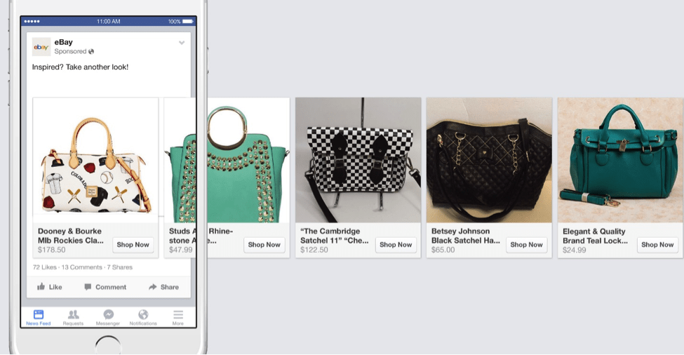 Facebook ads examples