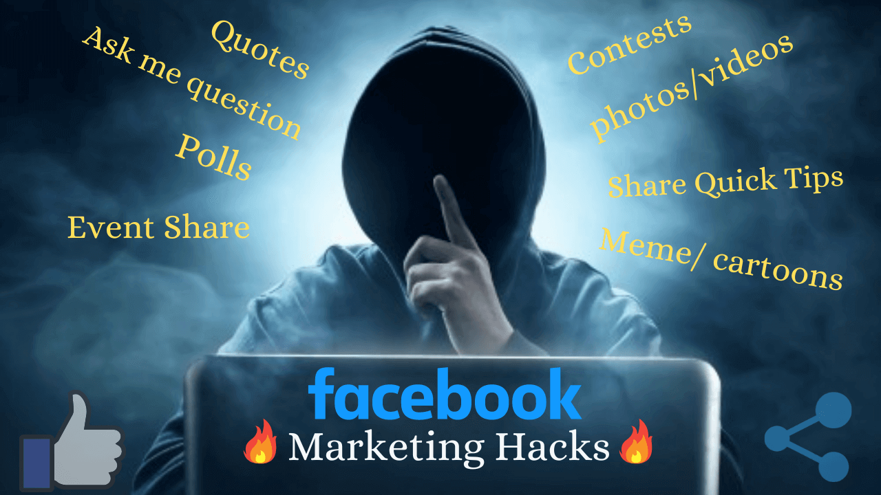 Facebook Marketing Hacks with Killer Content Ideas- 100% Work