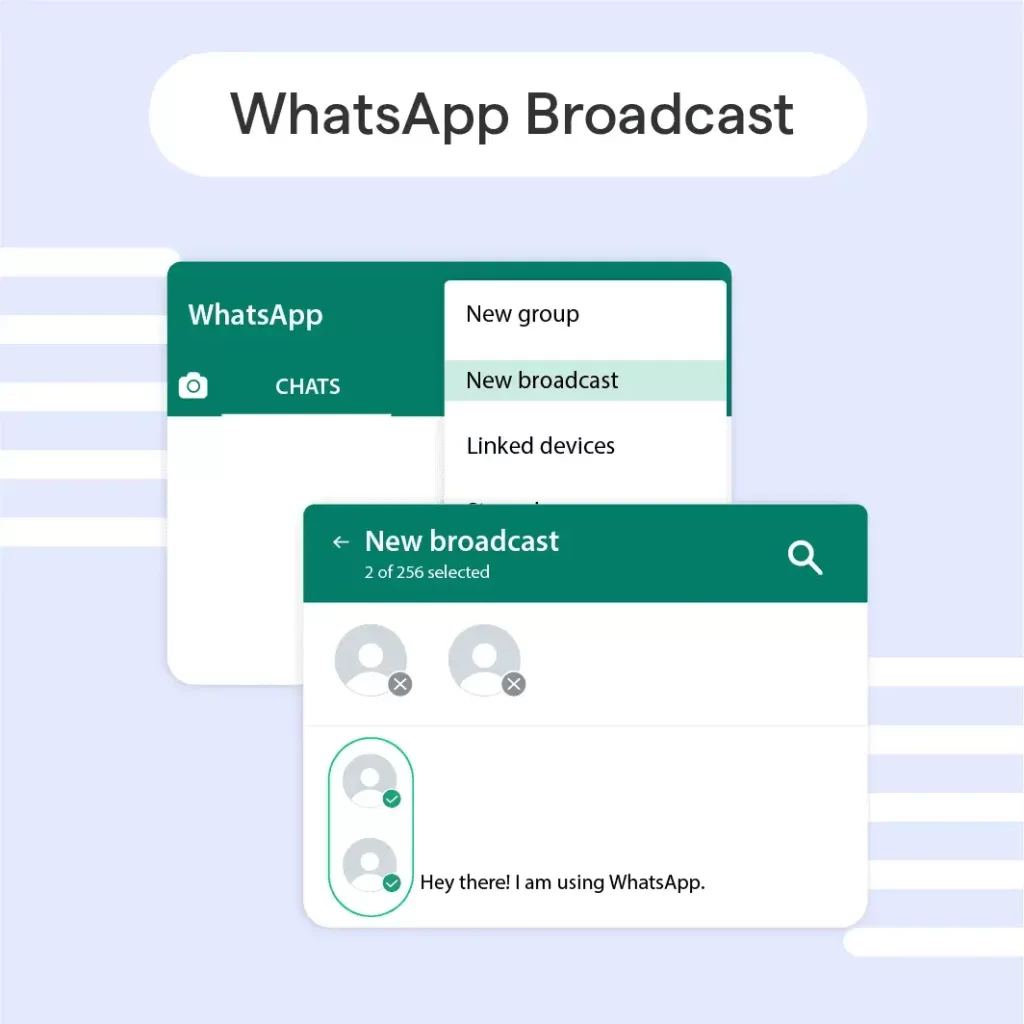 Whatsapp Business Broadcast message