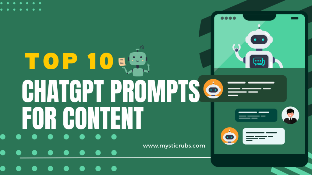 Top 10 ChatGpt Prompts for Content