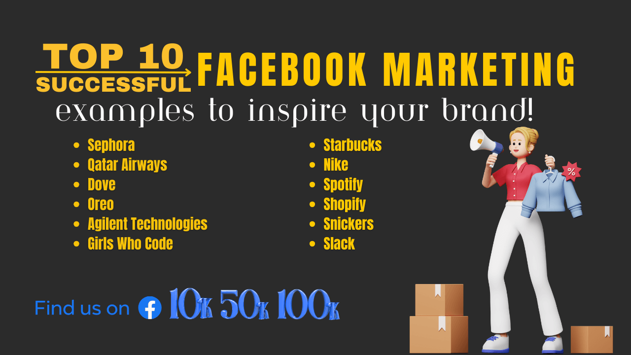 10 successful Facebook Marketing Examples to inspire your brand!
