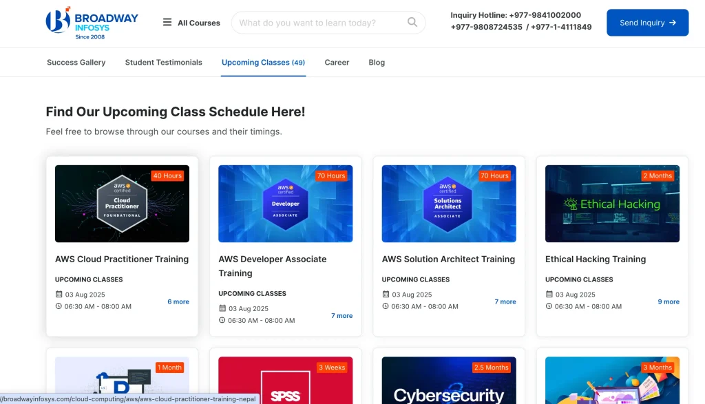 best it training institute in nepal​