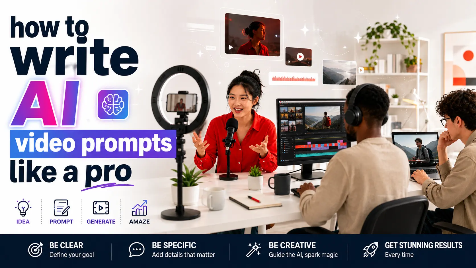 Top 10 Free AI Video Generation Tools: How to Write AI Video Prompts Like a Pro